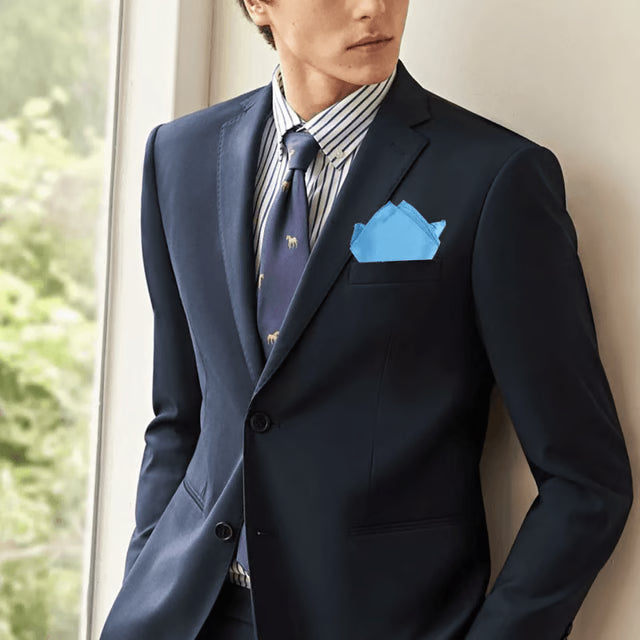 30Pcs Men's Satin Silk Pocket Squares Set for Wedding Suits and Tuxedos