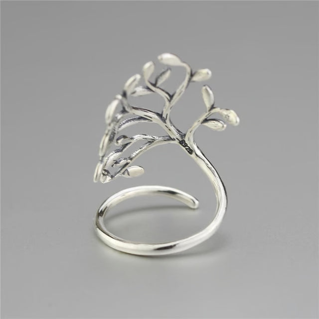 Elegant Olive Tree Ring