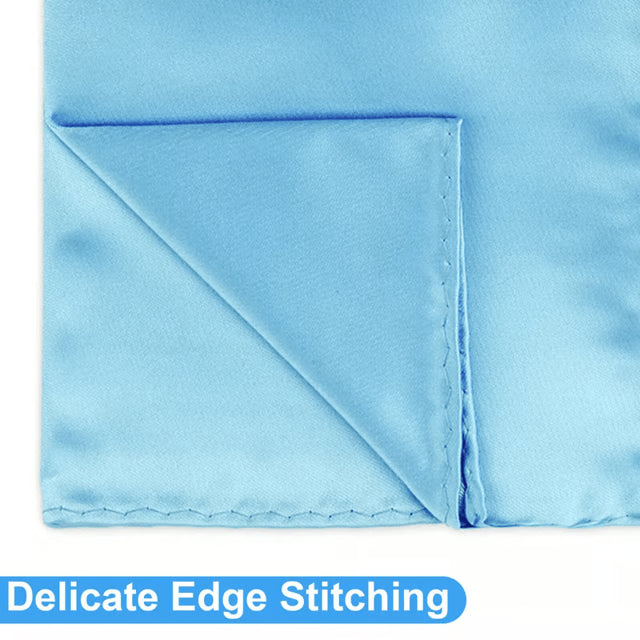 30Pcs Men's Satin Silk Pocket Squares Set for Wedding Suits and Tuxedos