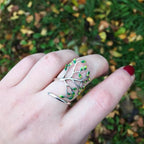 Elegant Olive Tree Ring