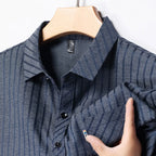 Versatile Mens Business Casual Short Sleeved Shirt with Wrinkle Resistance Comfortable All Season No Ironing Top