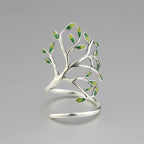 Elegant Olive Tree Ring