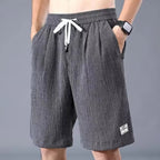 Mens Silk Style Breathable Loose Shorts