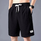 Mens Silk Style Breathable Loose Shorts